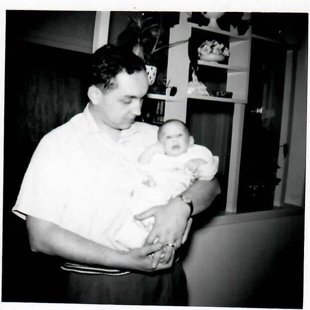 That's me, Lawrence Fox being held by my Dad. Mom's handwriting on the back saying "5 wks". Who'da thunk I'd be THE accountant for freelancers in Canada, eh?